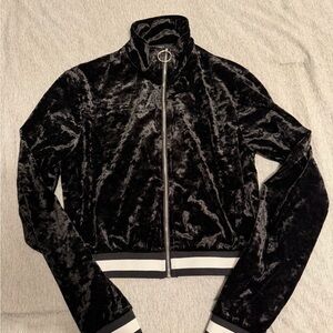 Forever 21 Black Velvet  Sweater